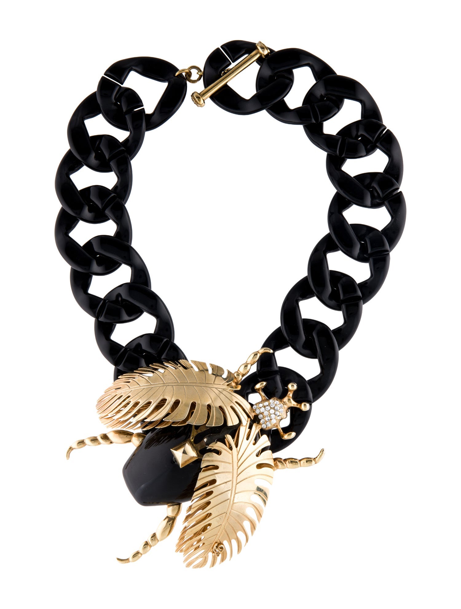 Dsquared² Resin Crystal Insect Collar Necklace