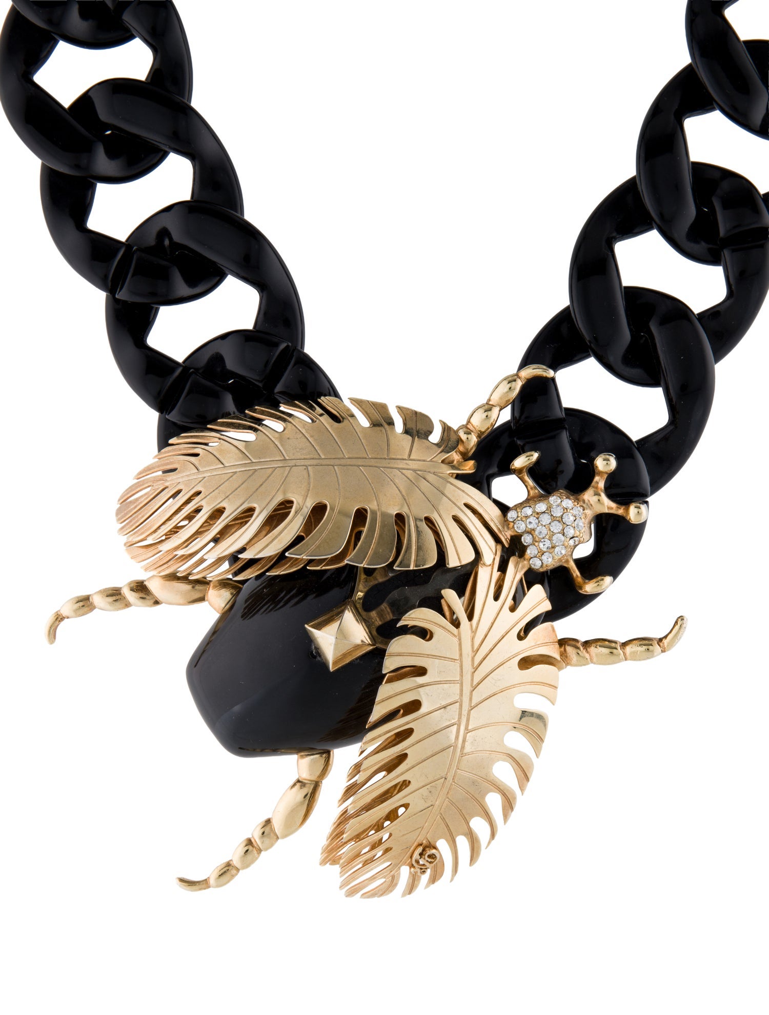Dsquared² Resin Crystal Insect Collar Necklace
