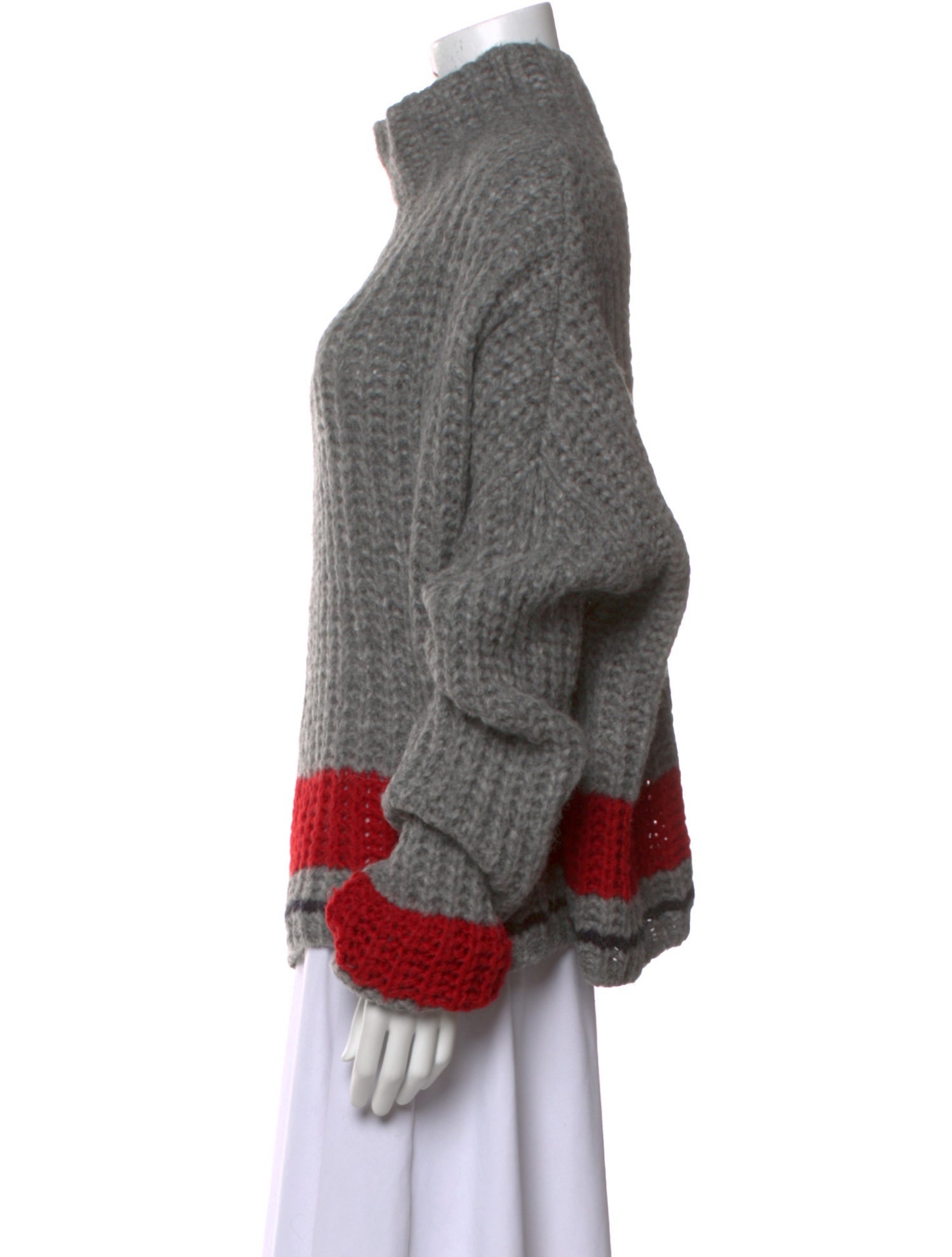 Dsquared² Wool Striped Sweater