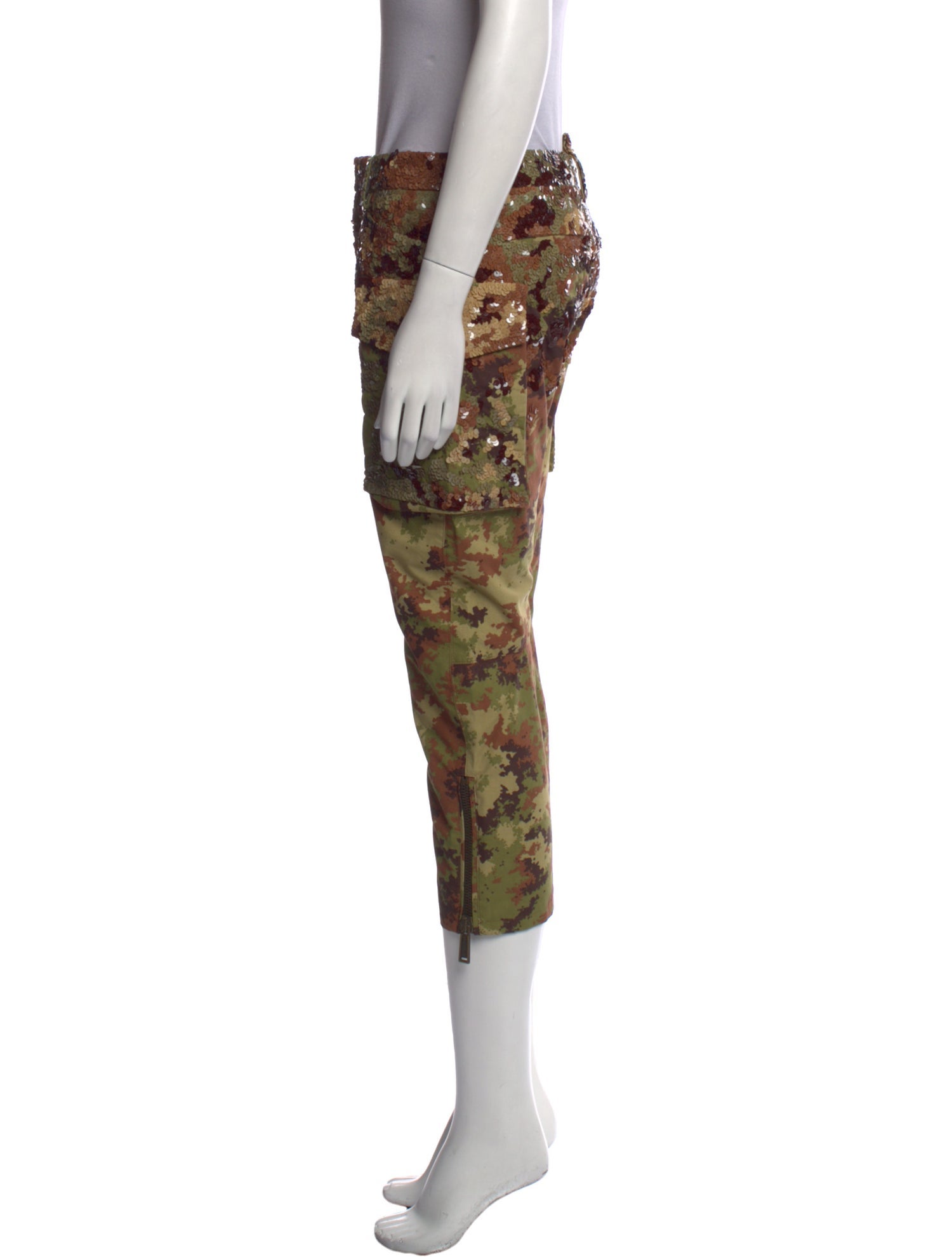 Dsquared² Camouflage Print Straight Leg Pants