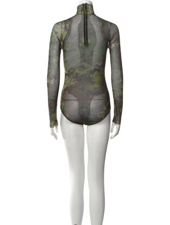 Dsquared² Printed Turtleneck Bodysuit