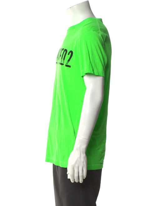 Dsquared² Graphic Print Crew Neck T-Shirt