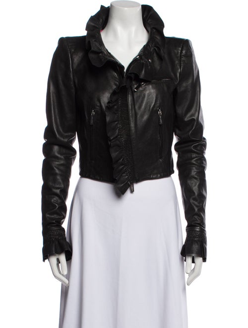 Dsquared² Leather Biker Jacket