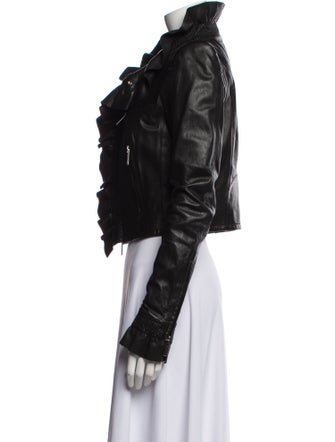 Dsquared² Leather Biker Jacket