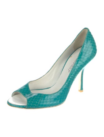 Dsquared² Leather Printed Pumps