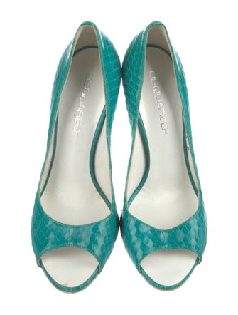Dsquared² Leather Printed Pumps
