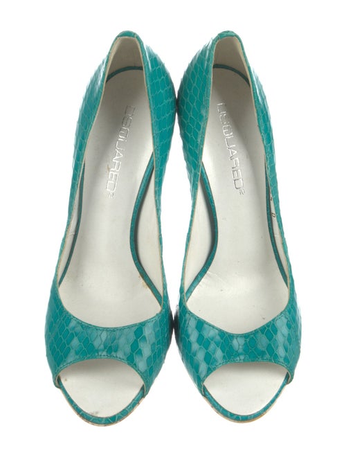 Dsquared² Leather Printed Pumps