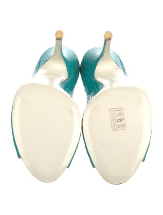 Dsquared² Leather Printed Pumps