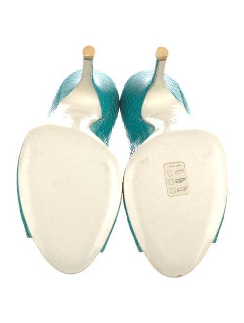 Dsquared² Leather Printed Pumps