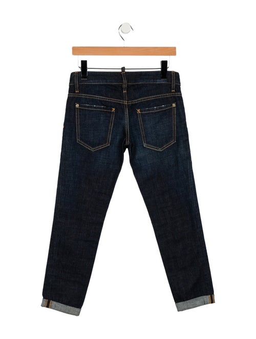Dsquared² Low-Rise Straight Leg Jeans