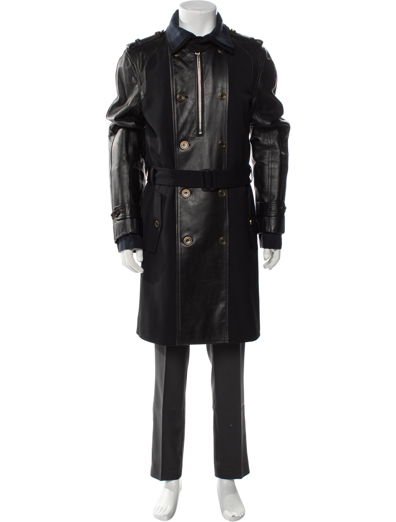 Dsquared² Virgin Wool Trench Coat