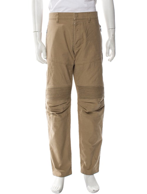 Balmain Graphic Print Moto Pants