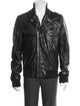Dsquared² Calf Leather Moto Jacket
