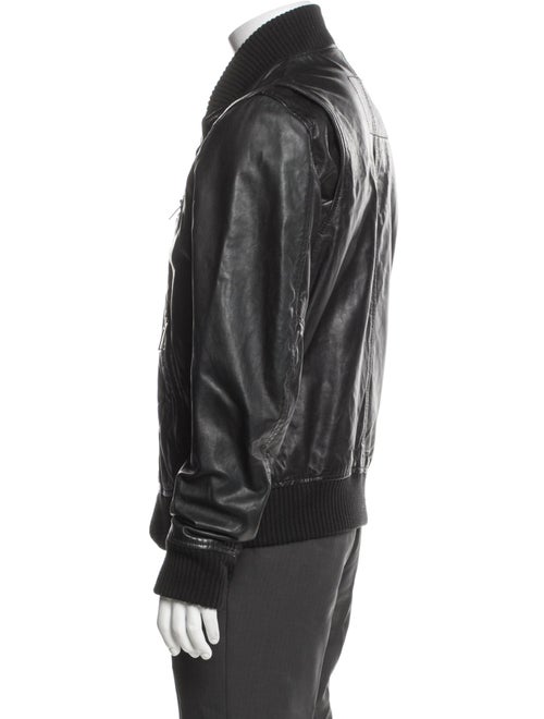 Dsquared² Calf Leather Moto Jacket
