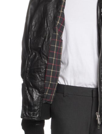 Dsquared² Calf Leather Moto Jacket
