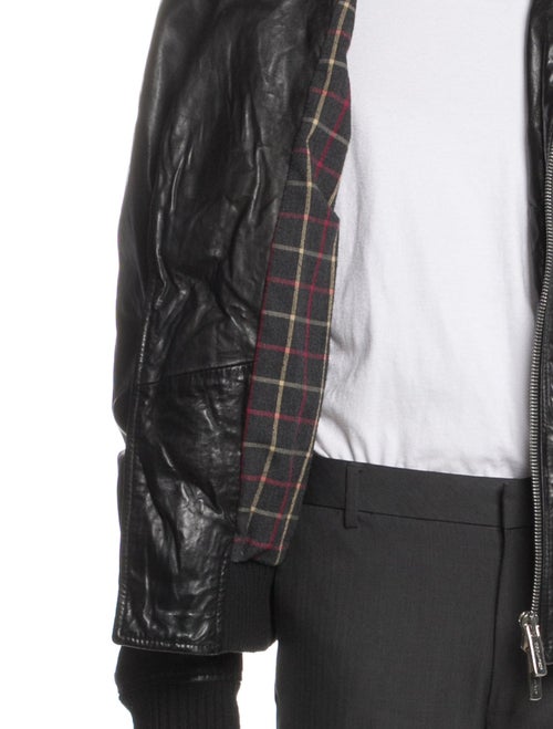 Dsquared² Calf Leather Moto Jacket