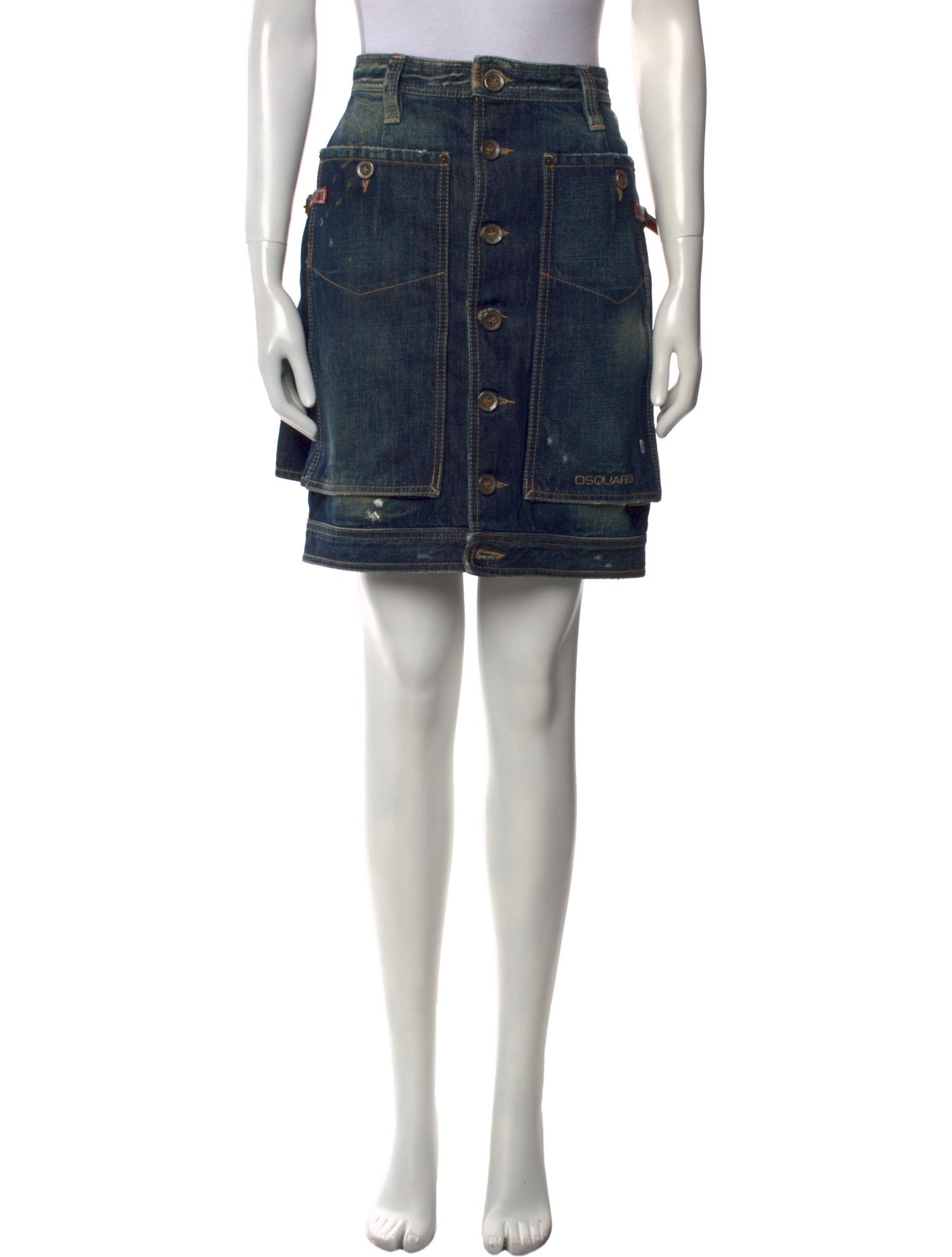 Dsquared² Vintage Knee-Length Skirt