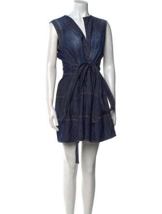 Dsquared² V-Neck Mini Dress