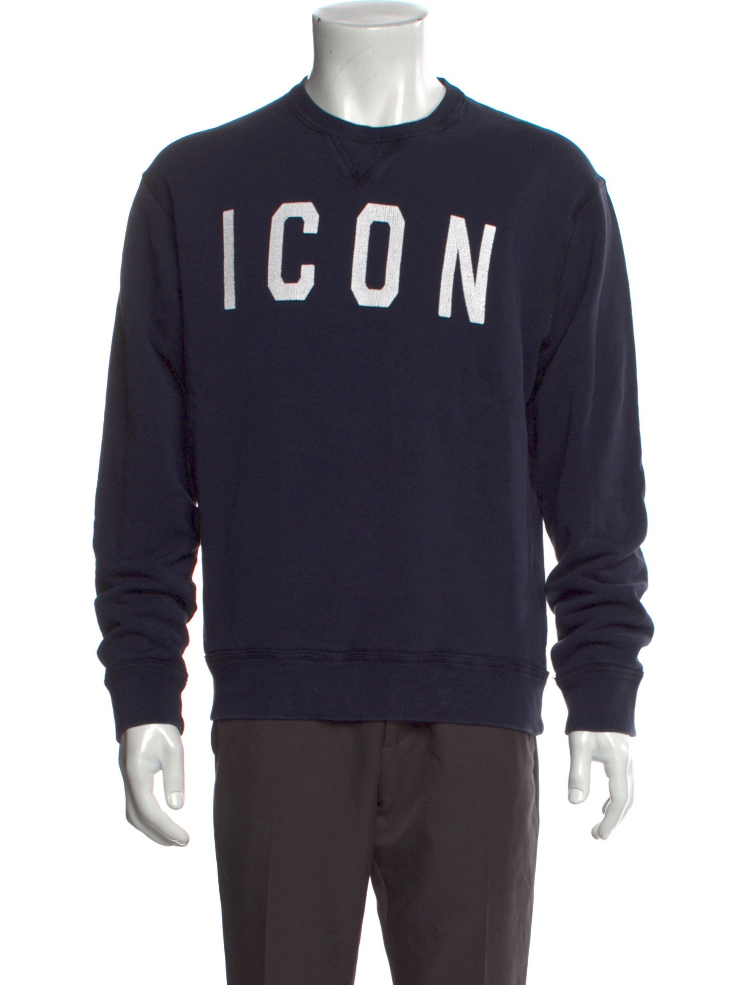 Dsquared² Graphic Print Crew Neck Sweatshirt