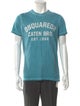 Dsquared² Graphic Print Crew Neck T-Shirt