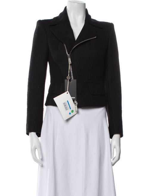 Dsquared² Virgin Wool Biker Jacket