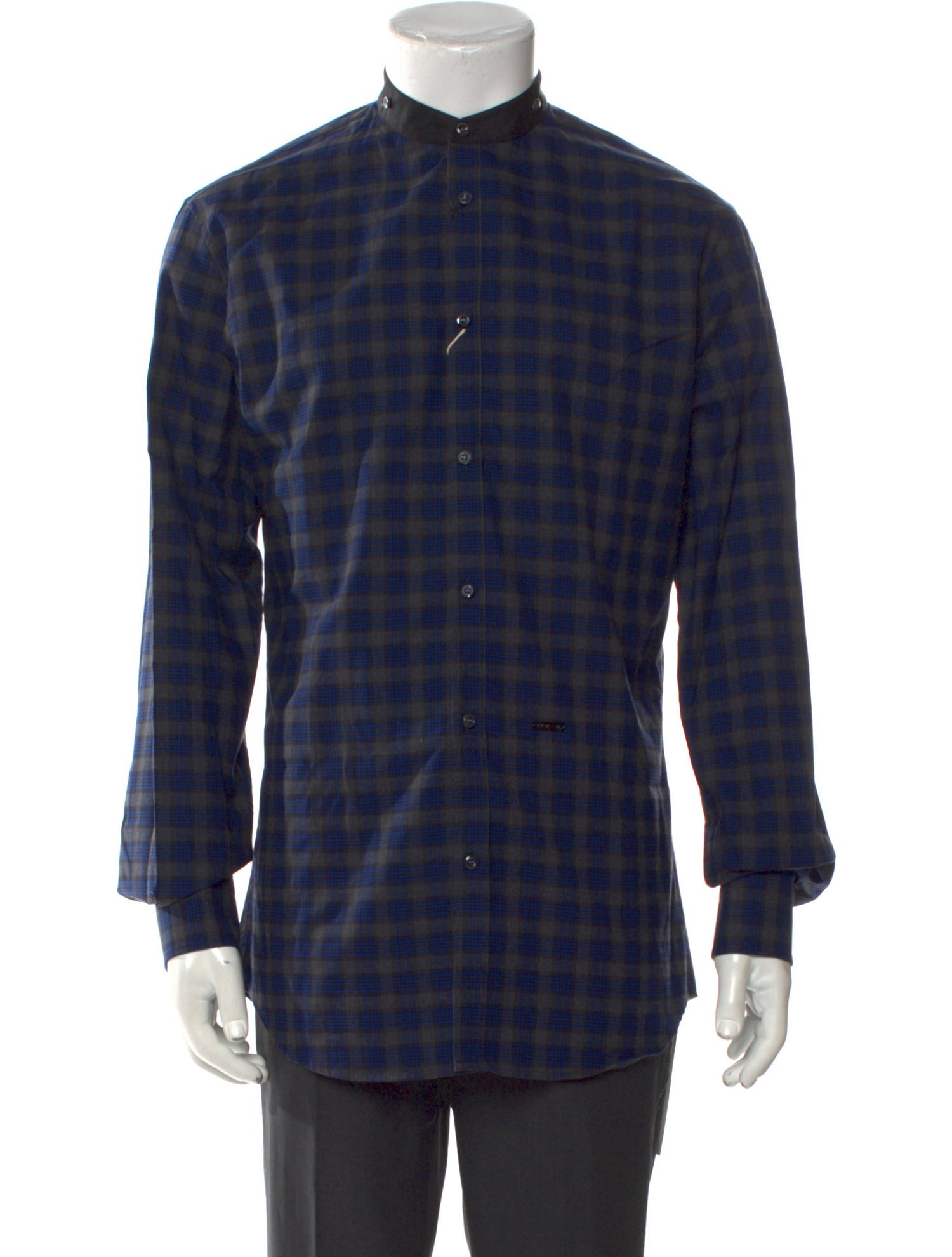 Dsquared² Plaid Print Long Sleeve Shirt w/ Tags