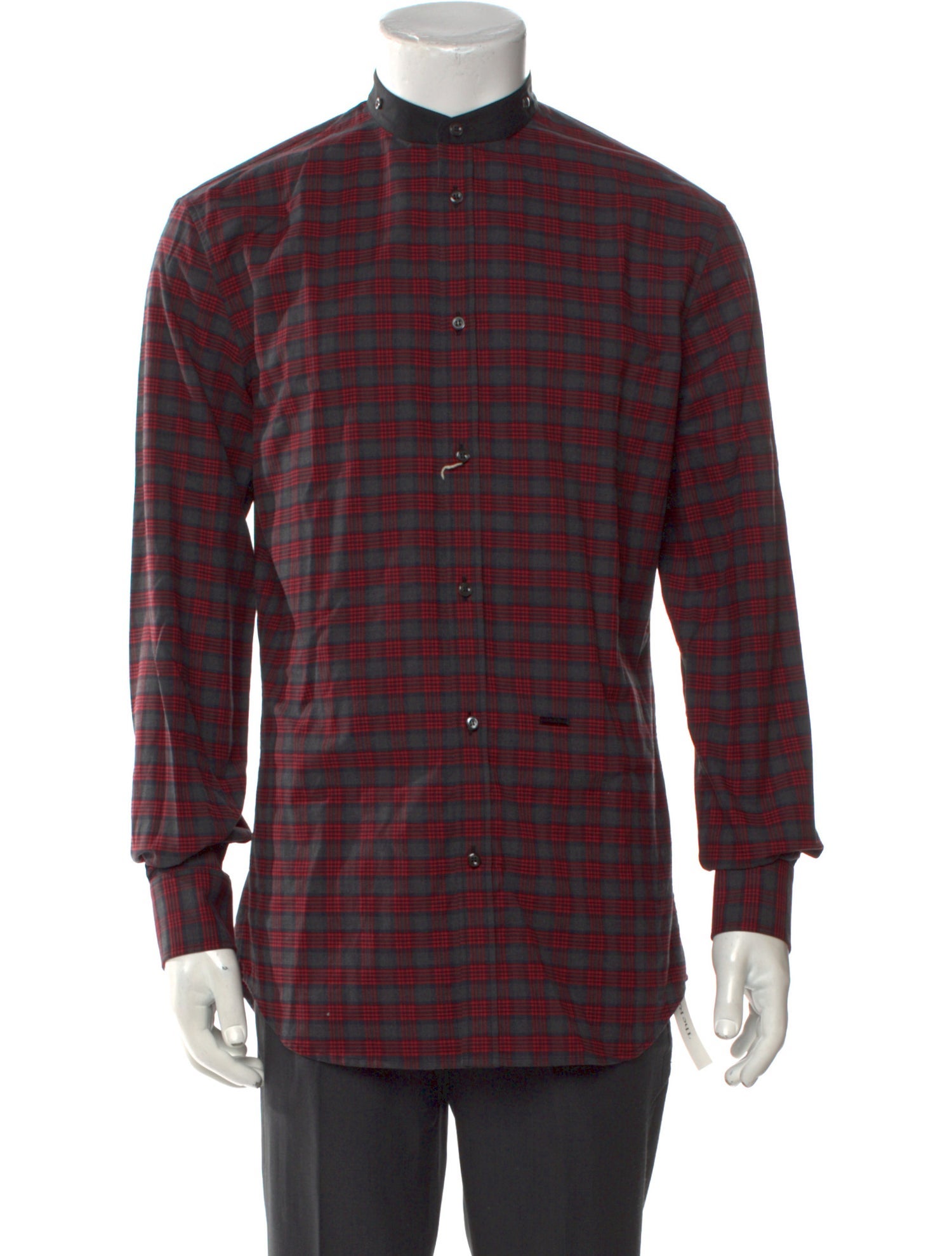 Dsquared² Plaid Print Long Sleeve Shirt w/ Tags
