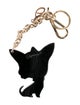 Dsquared² Pattern Print Dog Keychain