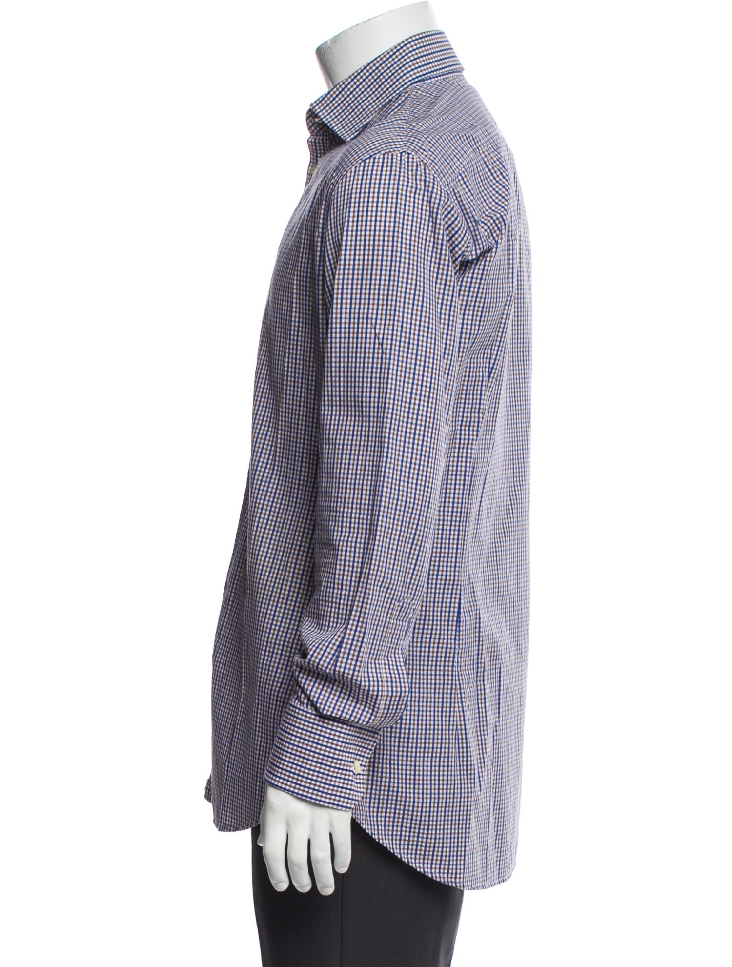 Dsquared² Plaid Print Long Sleeve Shirt