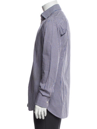 Dsquared² Plaid Print Long Sleeve Shirt