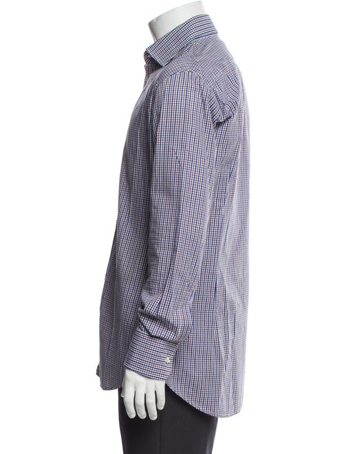 Dsquared² Plaid Print Long Sleeve Shirt