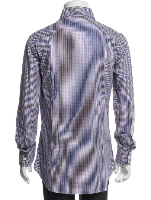 Dsquared² Plaid Print Long Sleeve Shirt