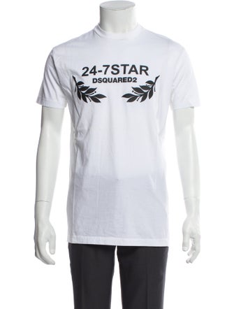Dsquared² Graphic Print Crew Neck T-Shirt