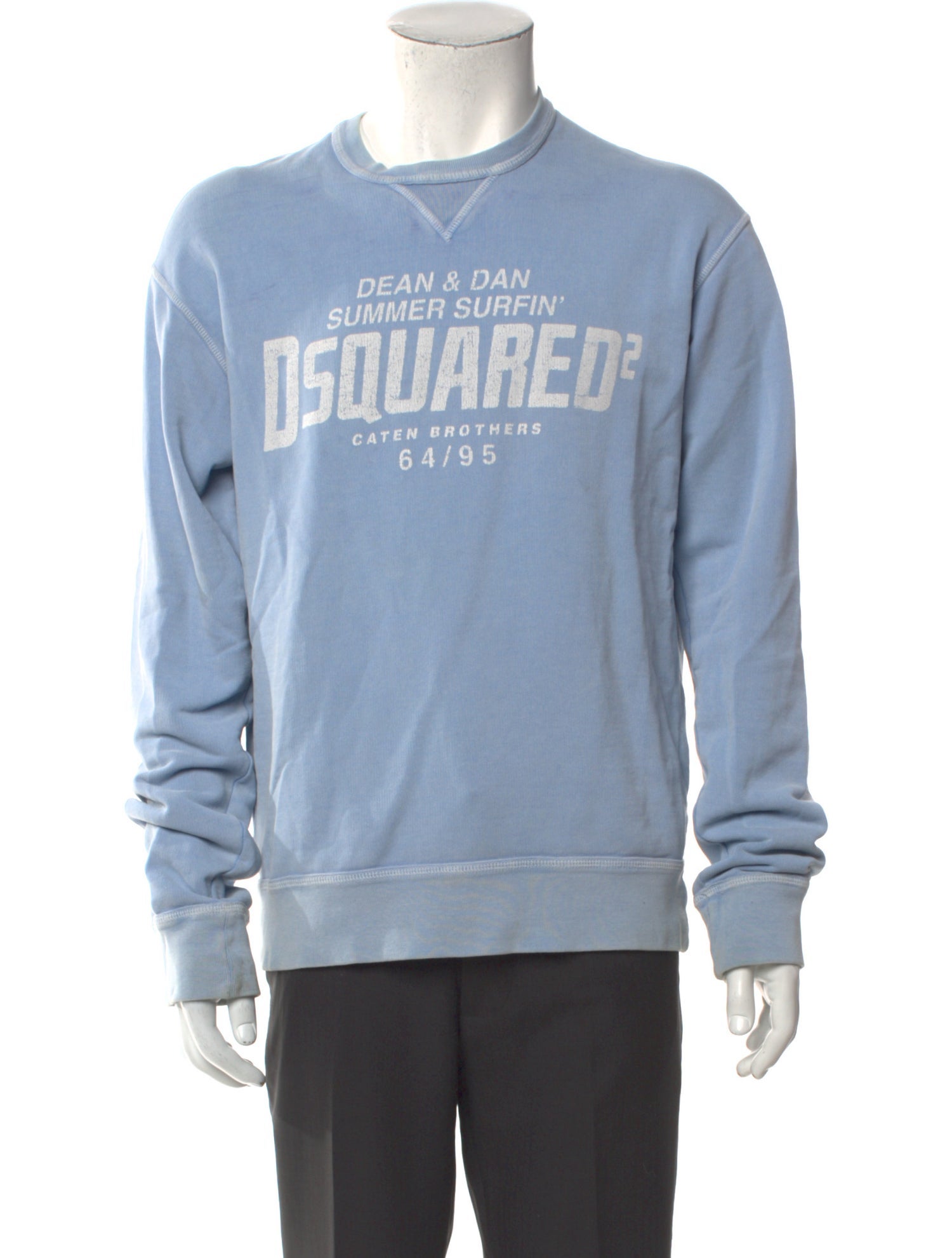 Dsquared² Graphic Print Crew Neck Sweatshirt
