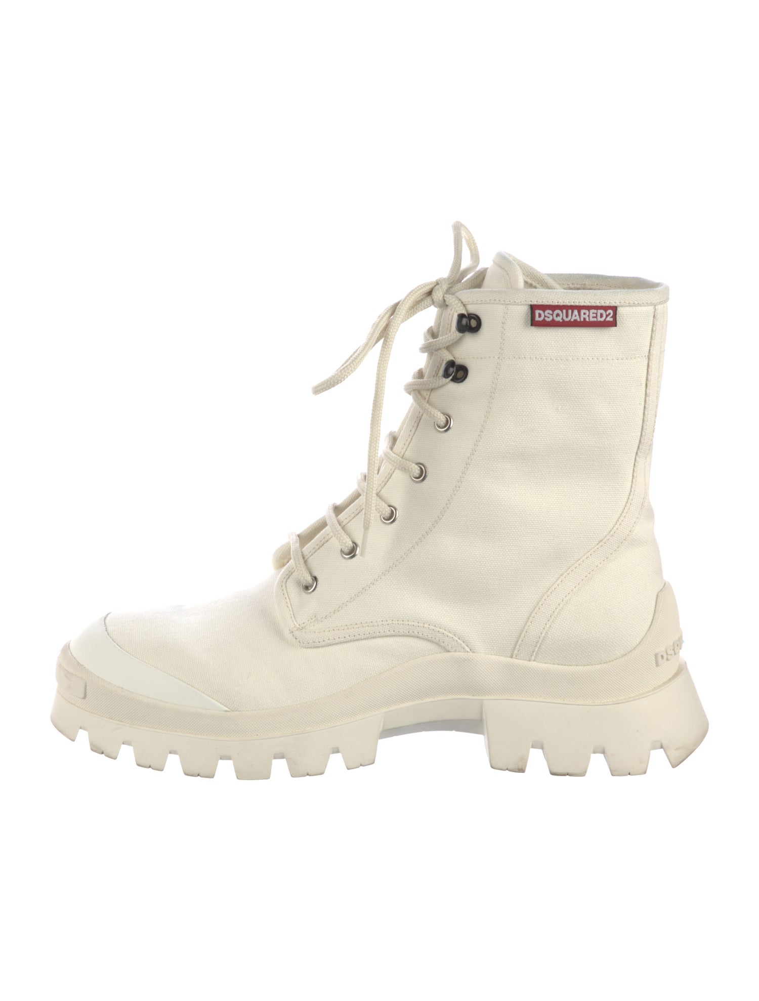 Dsquared² Canvas Combat Boots