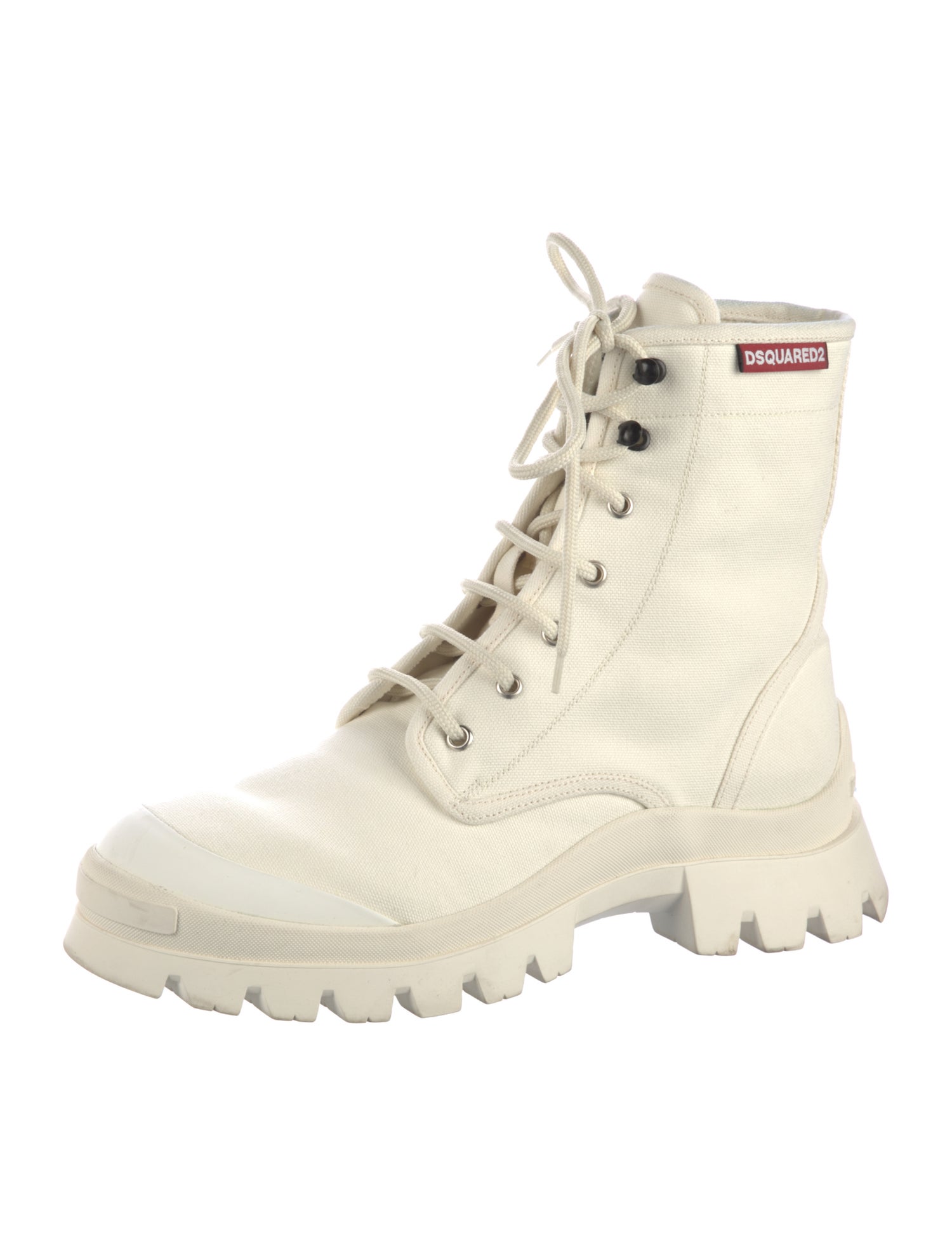 Dsquared² Canvas Combat Boots