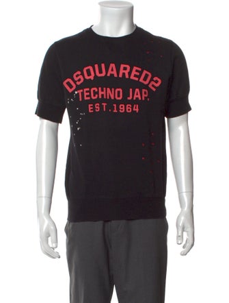 Dsquared² Graphic Print Crew Neck T-Shirt