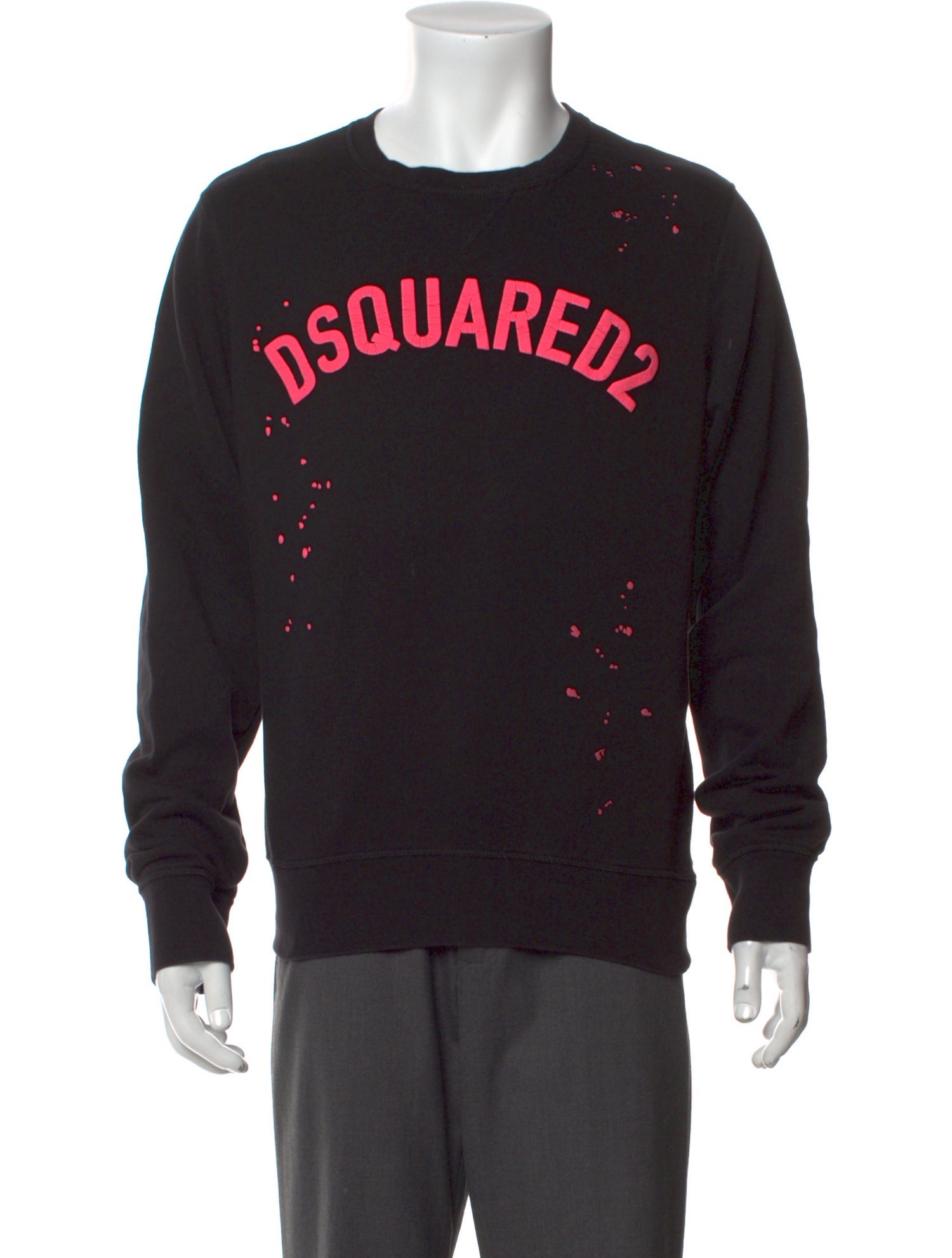 Dsquared² Graphic Print Crew Neck Pullover