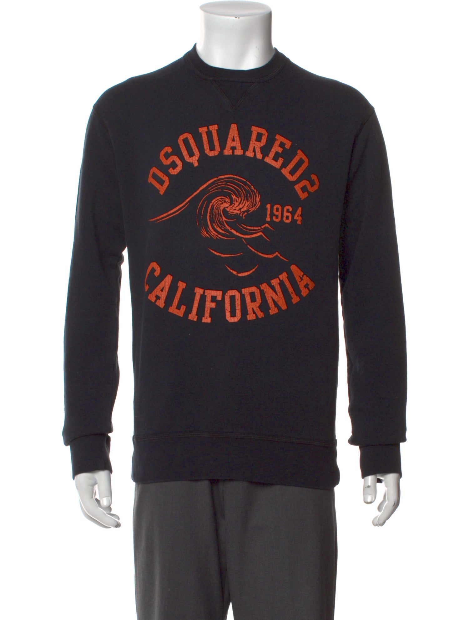 Dsquared² Graphic Print Crew Neck Pullover