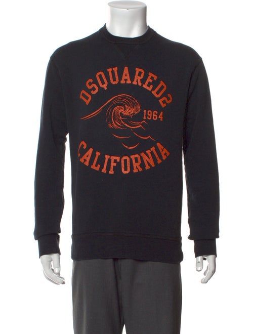 Dsquared² Graphic Print Crew Neck Pullover