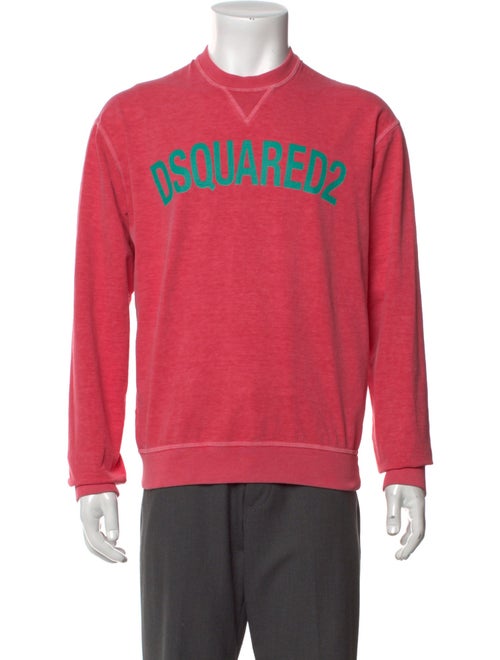 Dsquared² Graphic Print Crew Neck Pullover