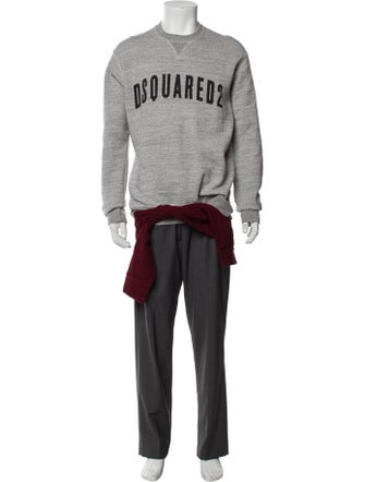 Dsquared² Graphic Print Crew Neck Pullover