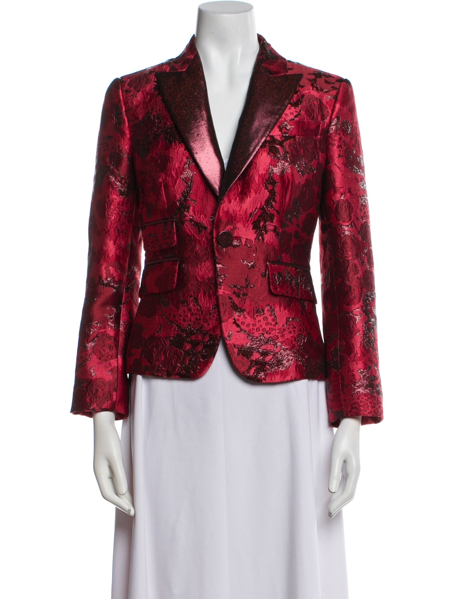 Dsquared² Floral Print Evening Jacket