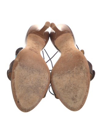 Dsquared² Leather Printed Sandals