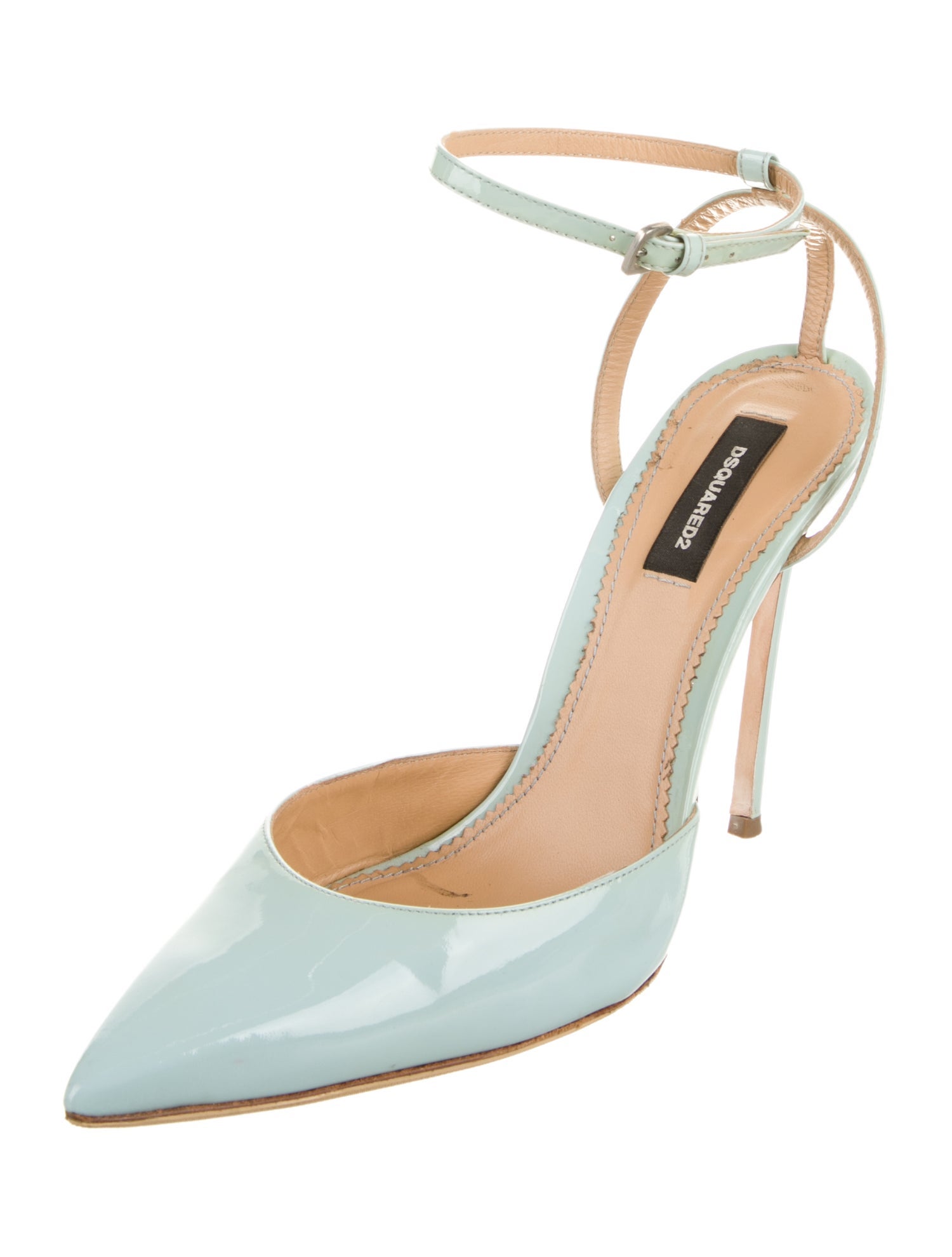 Dsquared² Patent Leather D'Orsay Pumps