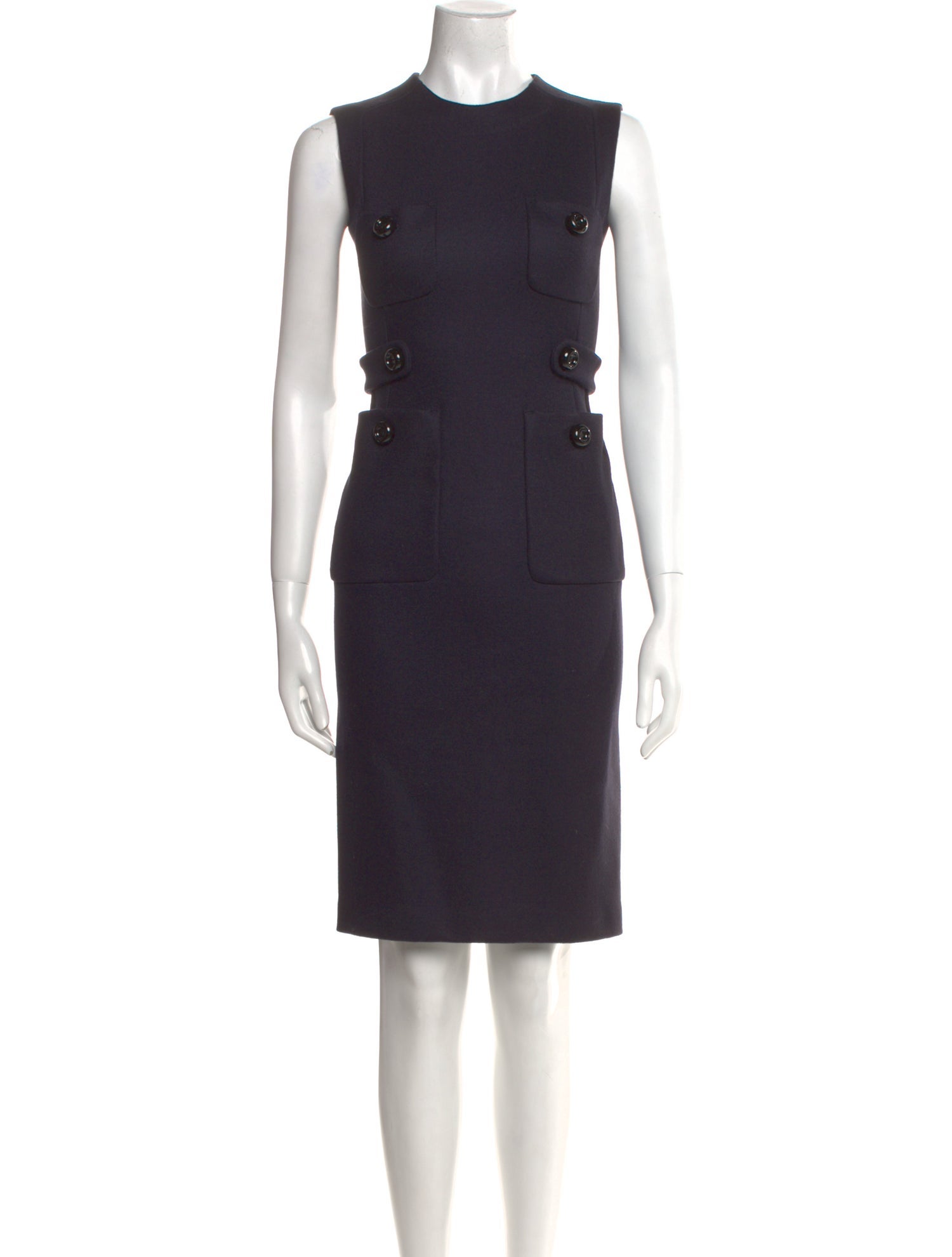 Dsquared² Virgin Wool Knee-Length Dress