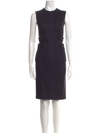 Dsquared² Virgin Wool Knee-Length Dress