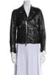 Dsquared² Calf Leather Biker Jacket