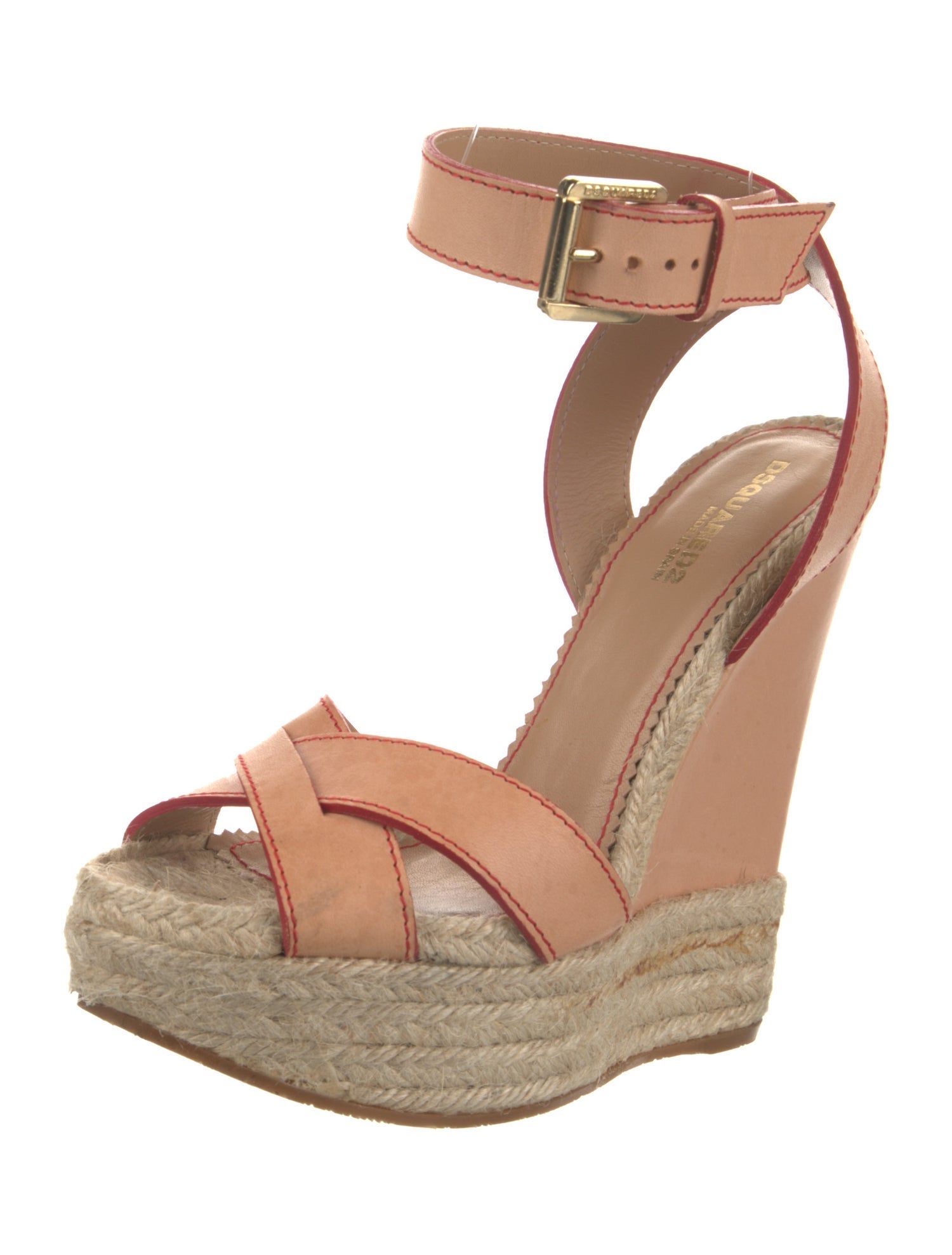 Dsquared² Leather Espadrilles