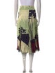 Dsquared² Floral Print Midi Length Skirt